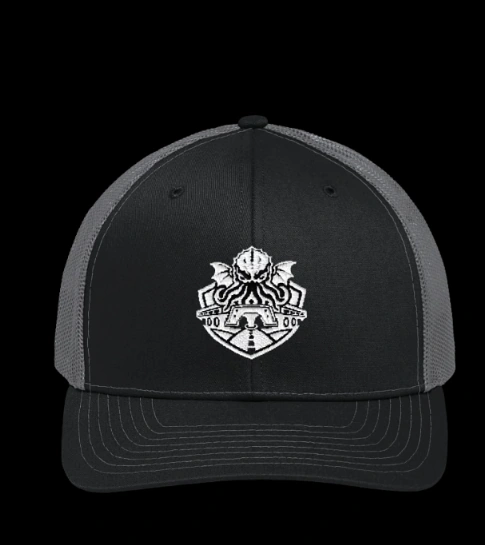 Black Munster logo trucker cap